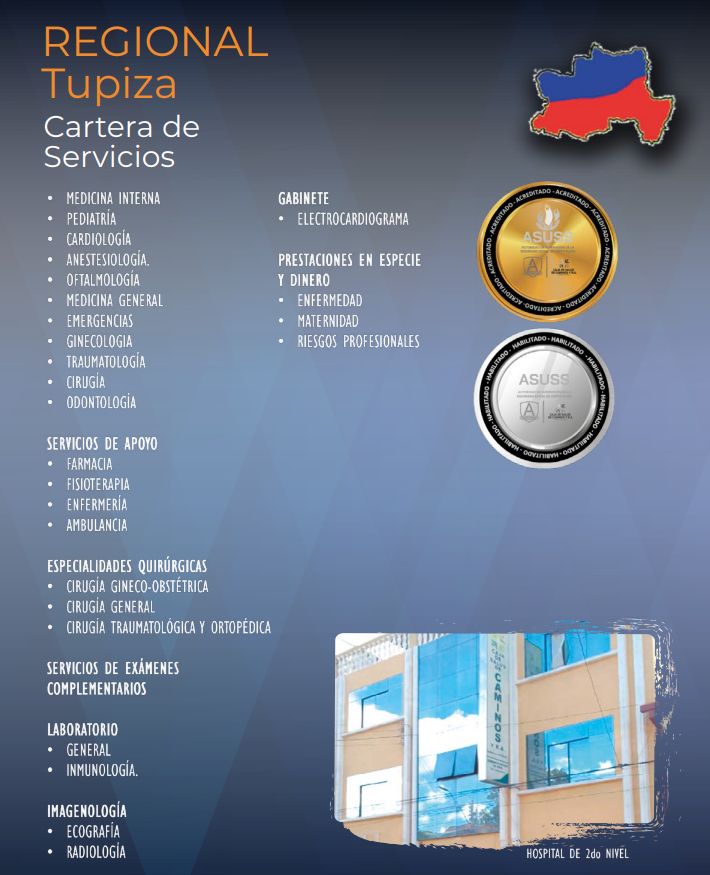cartera de servicios Tupiza